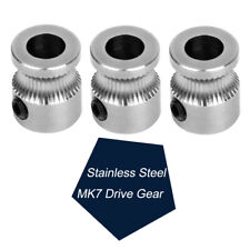 1x MK7 Stainless Steel Extruder Drive Gear Hobbed Gear For 3D Printer picture