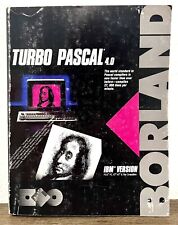 Vintage Borland Turbo Pascal 4.0 IBM Version PSI2, PC, XT, AT,  1987 picture