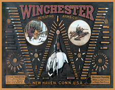 Winchester Arms Mouse Pad Tin Sign Art On Mousepad picture