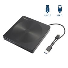 Portable External DVD Player Burner USB 3.0 with USB C Cable CD DVD Disc +/-RW picture