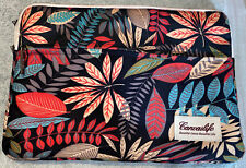 Canvaslife Tropical Flowers Zipper Laptop/Tablet Bag  picture