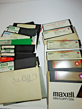 Apple II Floppy Disk Software Lot Includes Lords of Conquest Ripped P picture