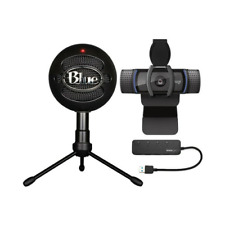 Blue Microphones Snowball Ice USB Microphone Black Bundle picture