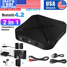 2 in 1 Bluetooth Transmitter Receiver Wireless Stereo Adapter for TV Car Audio picture