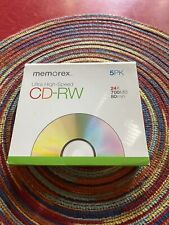 Memorex High Speed CD-RW Discs 3-Pack 124X / 700MB / 80 Min For Home and PC picture