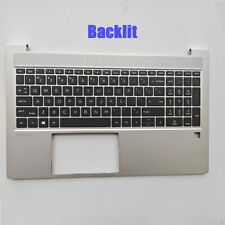 New For HP PROBOOK 450 G8 455 G8 Palmrest Cover & Keyboard Backlit M21742-001 picture