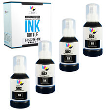 4PK Compatible for Epson 502 Black Ink Ecotank ET Expression Ultra High Yield picture