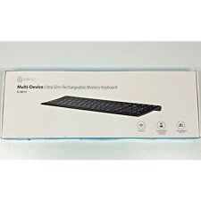 iClever Ultra Slim Full Size Rechargeable Wireless Keyboard Model IC-BK10 Black picture