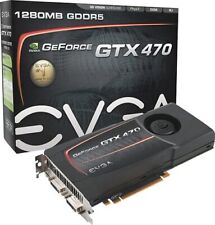 EVGA Nvidia GeForce GTX 470 Black - Good Condition picture
