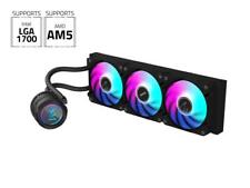 AORUS WATERFORCE II 360 Liquid CPU Cooler, 360mm Radiator with 3x120mm low noise picture