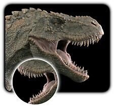 Dinosaur Head T-Rex - Mouse Pad + Coaster - 1/4