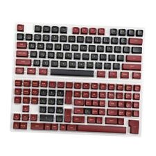 YSA Ball Shape Double Shot Keycaps PBT Keycap for MX Keyboard Red Samurai 151 picture