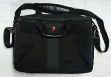 SWISS ARMY GEAR Wenger Black Multi Compartment Laptop Brief Case Messenger Bag  picture