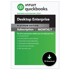 3 User QuickBooks Enterprise Platinum 2024 + Payroll - 20% OFF Every Month picture