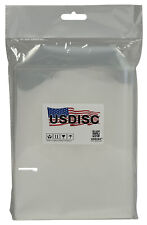 USDISC Plastic Sleeves 4mil 5.7 x 7.4, No Stitches, (Clear) Lot picture