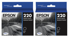 Epson 220 (T220120-S) Durabrite Ultra Black Ink Cartridge 2 PACK picture