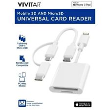 Vivitar Mobile SD and MicroSD Universal Card Reader White MOV4016 V1 picture