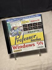 Professor Teaches Windows 98 PC CD ROM Educational Retro Rare picture