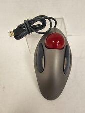 Logitech Marble Mouse T-BC21 USB Wired Optical Trackball *Tested & Working* picture