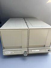 Set Of 2 Vintage 1990’s Exponent Lockable Floppy Disc/ CD Storage Box W/ Key picture
