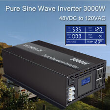 3000W Pure Sine Wave Inverter 48V 110V 120V Car Power Truck Motorhome RV Solar picture