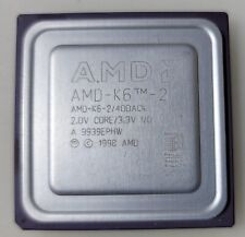 Vintage AMD K6 AMD-K6-2/400ACK 2.0V Core/3.3V Processor Collection/Gold picture