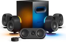 SteelSeries Arena 9 5.1 Bluetooth RGB Speakers (6 Piece) Black Certified Refurb picture