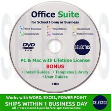 Office Suite 2024 DVD Disc Libre Programs for School Home Work +Dark Mode +More picture