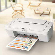 PIXMA MG2522 Wired All-in-One Color Inkjet Printer [USB Cable Included], White picture
