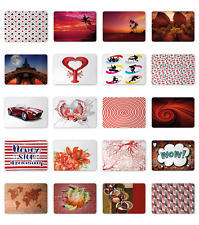 Ambesonne Red Tones Mousepad Rectangle Non-Slip Rubber picture