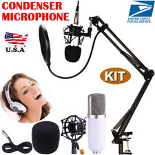 Condenser Microphone Kit Studio Pro Audio Recording Arm Stand Shock Mount BM800 picture