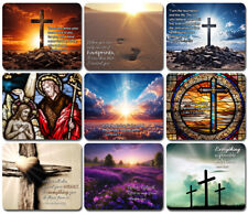 Bible Verses Mouse Pad / PC Mousepad ~ Christian Faith Jesus Holy Religion Gift picture