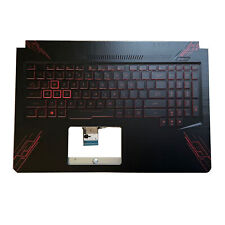 New Palmrest W/ Red Backlit Keyboard For ASUS TUF Gaming FX504 FX504G FX80 FX80G picture