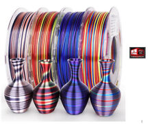 AMOLEN Silk PLA 3D Printer Filament Bundle, Shiny Multicolor 1.75mm, 200g X 4 picture