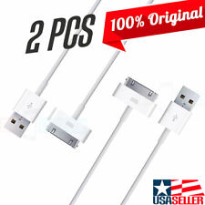 Lot of 2 Original USB to Apple 30-Pin Data Sync/Charger Cable for iPad 2nd Gen picture