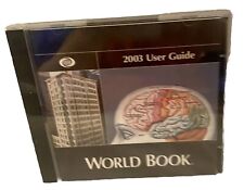 World Book Encyclopedia 2003 User Guide Deluxe Edition. CD-ROMs Brand New Sealed picture