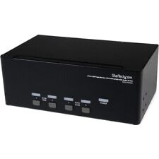 StarTech 4 Port Triple Monitor DVI USB KVM Switch with Audio & USB 2.0 Hub picture