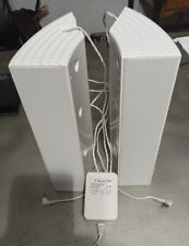 Vintage Packard Bell Multimedia Computer Speakers With Power Adapter picture