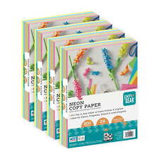  Color Copy Paper, Assorted Ultra-Bright Neon, 8.5 x 11, 24 lb, 800 Sheets picture