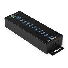 StarTech.com HB30A10AME 10-Port Industrial USB 3.0 Hub with External Power picture