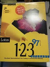 Vintage Lotus 123 97 Edition Upgrade Spreadsheet For Windows 21 3.5 HD Disks picture