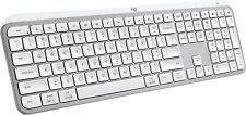 Logitech MX Keys Wireless Keyboard, Low Profile Quiet Typing - Pale Gray picture