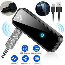 Bluetooth 5.0 Adapter 3.5mm Jack Aux Dongle 2-in-1 Wireless Transmitter Receiver picture