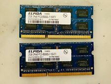 4GB (2x2GB) PC3-8500s DDR3-1066MHz 2Rx8 Unbuffered Elpida Sony Laptop Upgraded picture