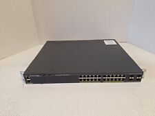 REFURBISHED CISCO CATALYST WS-C2960X-24PS-L 24 PORT ETHERNET SWITCH picture