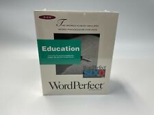 Vintage WordPerfect 6.0 Education Edition Six.O DOS Word Processor - UNOPENED picture