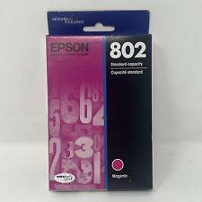 NEW OEM Epson DURABrite Ultra T802 Original Magenta Ink Cartridge Exp. 08/2024 picture