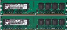 2GB 2x1GB PC2 5300 DDR2-667 KVR667D2N5/1G KINGSTON ELPIDA Desktop Ram Memory Kit picture
