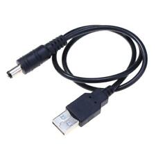 1.5ft 50cm USB to 5.5mm x 2.1mm Male Coaxial Barrel 5V DC Power Cable picture
