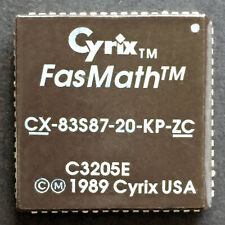 Cyrix CX83S87-20 80387 class PLCC FPU math coprocessor floating point unit 386 picture